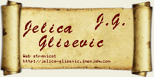 Jelica Glišević vizit kartica